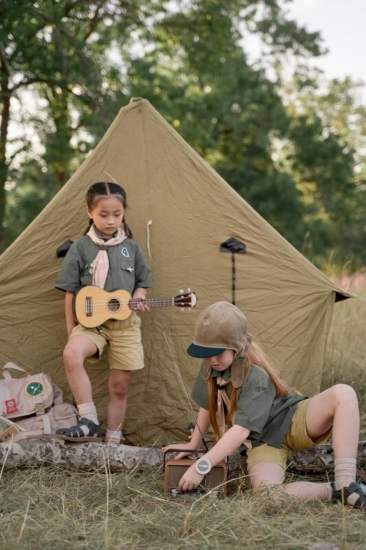 Acampar con Niños: Guía para principiantes 10 Niños en el cámping