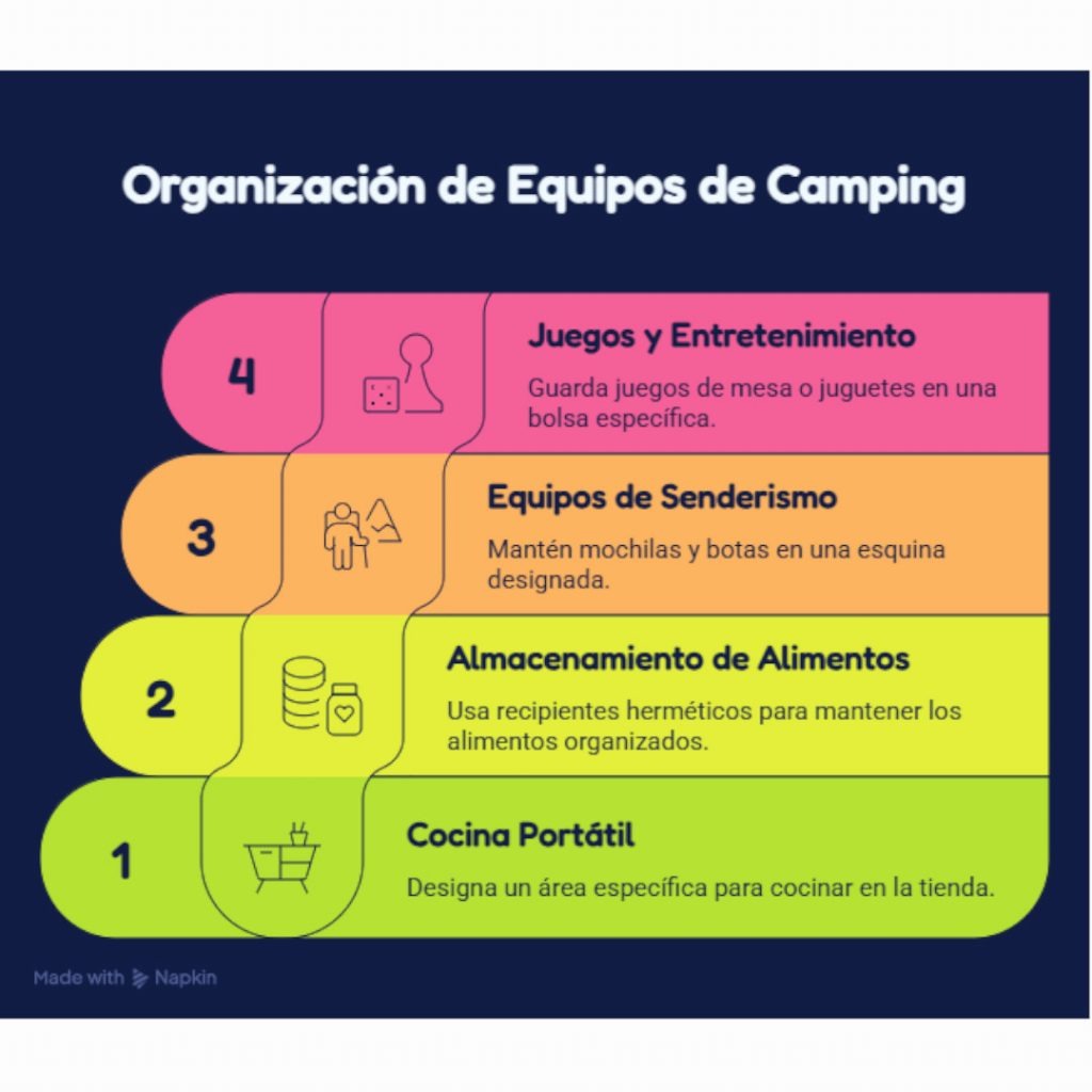 Cómo Organizar el Interior de una Tienda de Campaña Familiar 7 Cómo organizar el interior de una tienda
