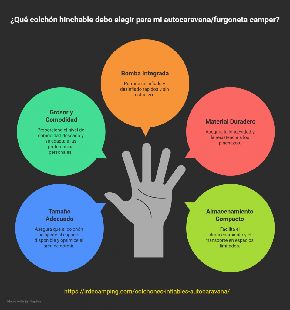 Colchones inflables para autocaravanas