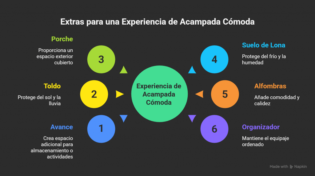 Extras tienda campaña