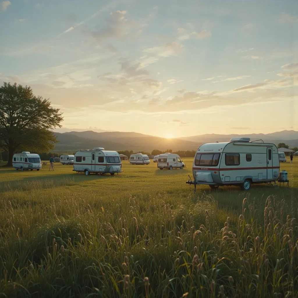 Acampar con caravana: beneficios e inconvenientes