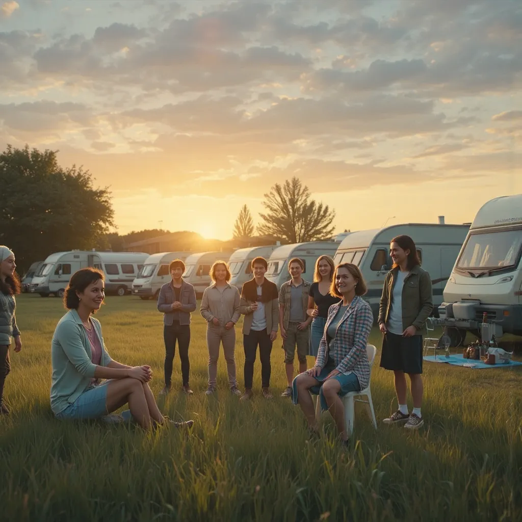Acampar con caravana: beneficios e inconvenientes