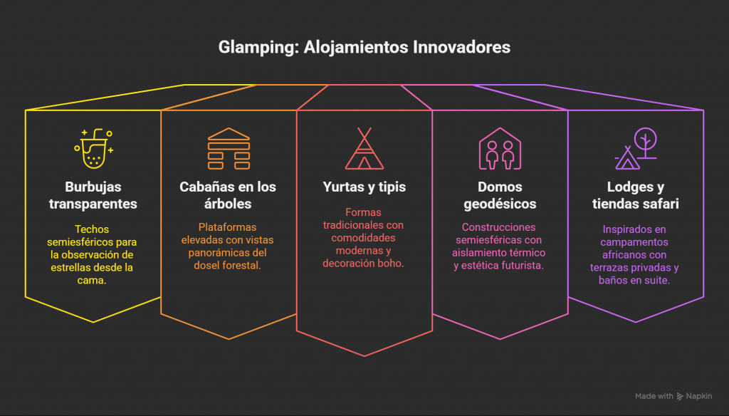 Glamping: el lujo en el cámping