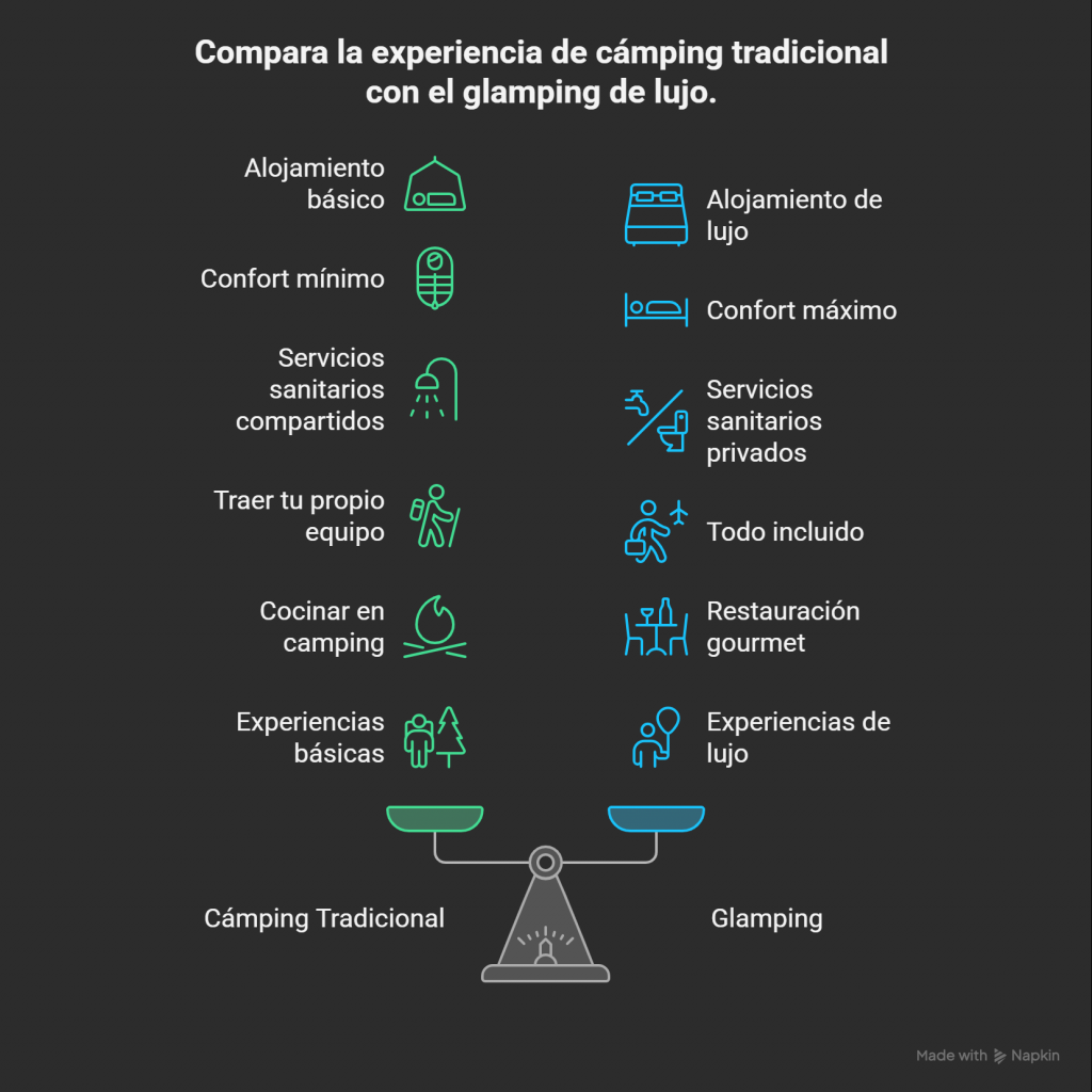 Glamping: el lujo en el cámping