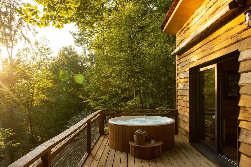 Glamping Cabanyes entre valls Cabanas en los arboles